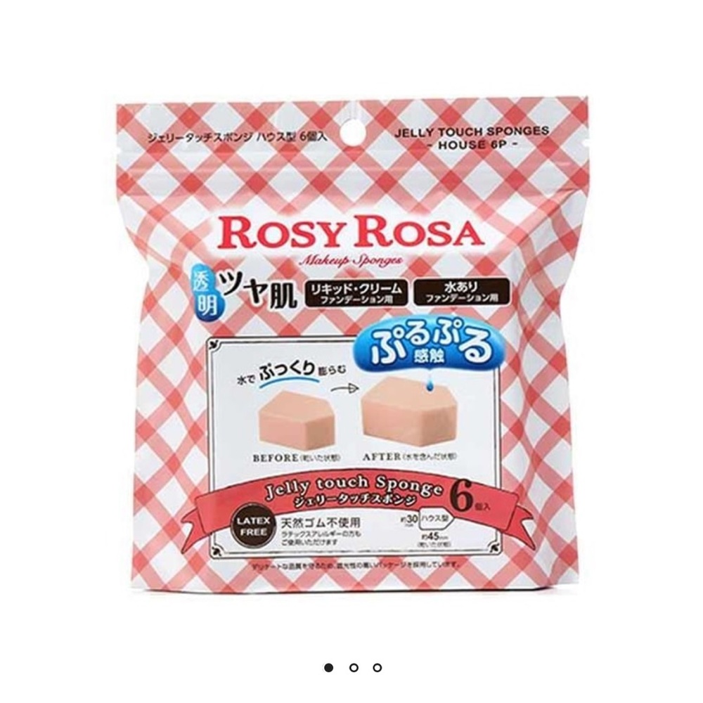 Rosy Rosa Jelly Touch Sponge make up sponge 6 piece